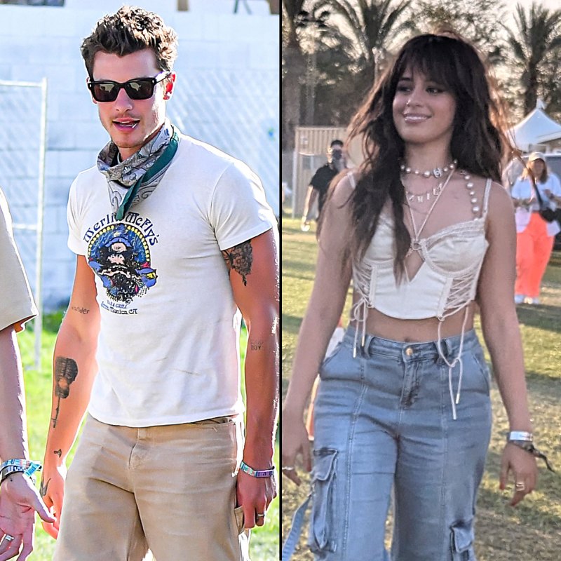 Shawn Mendes and Camila Cabello Inside Coachella 2023
