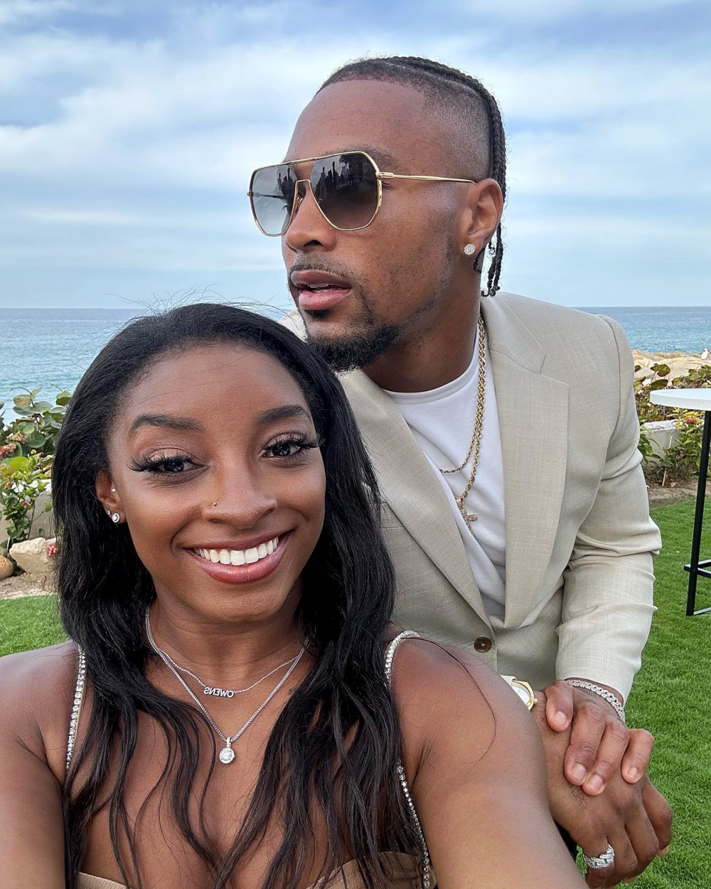 Simone Biles Claps Back at Trolls Who Dissed Her Wedding Hair