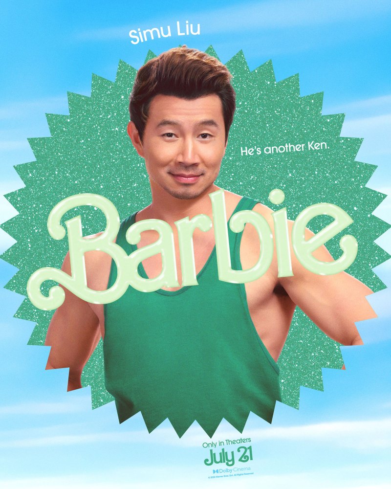 Simu Liu Barbie Movie 2023