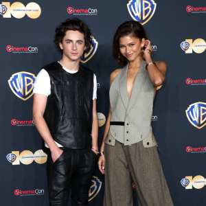 Zendaya and Timothee Chalamet Pose Together