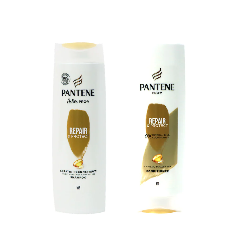 Pantene Pro-V shampoo and conditioner