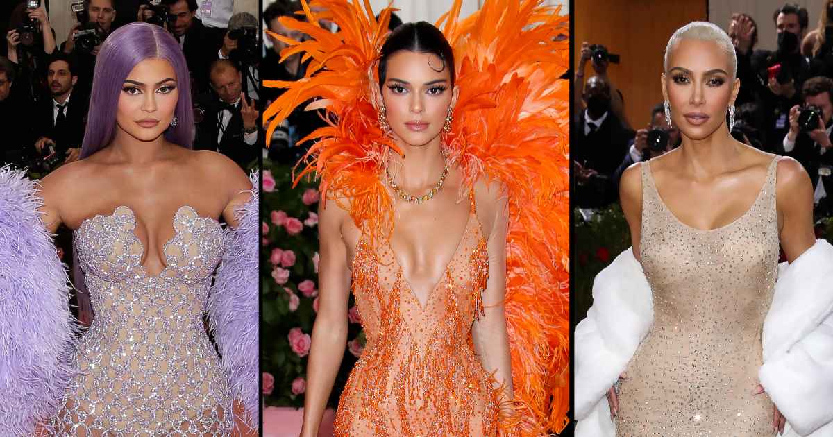 لحظات الموضة لعائلة كارداشيان وجينر في حفل Met Gala