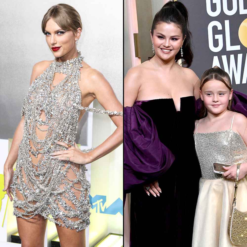 Taylor Swift and BFF Selena Gomez&rsquo;s Little Sister Gracie Exchange Gifts During 'Eras Tour' Concert