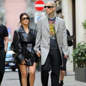 Travis Barker and Kourtney Kardashian Break Down Behind-the-Scenes Details From Their Italian Nuptials: Helicopter Drops, Wedding Day Boat Jumps and More
