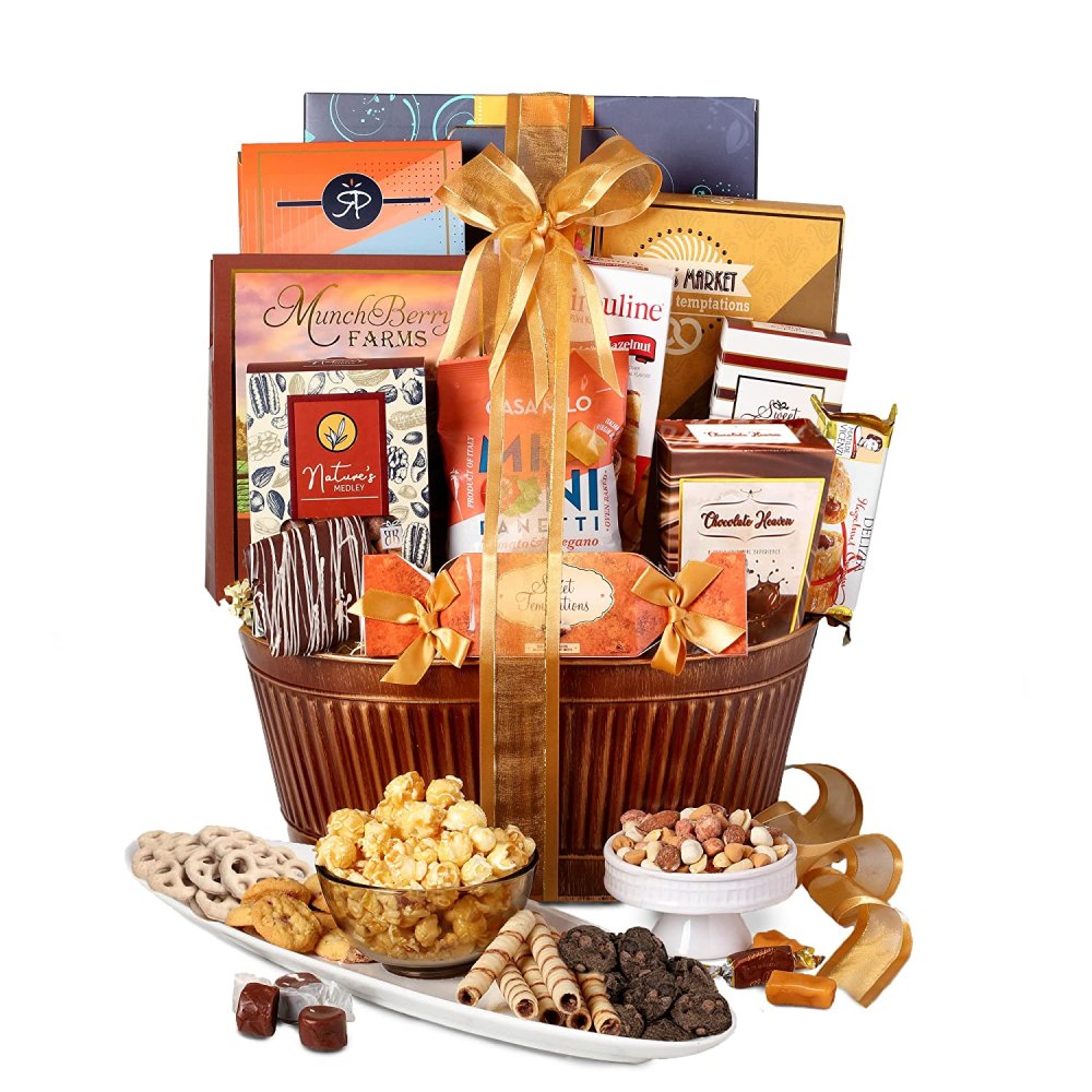 sweet and savory gift basket