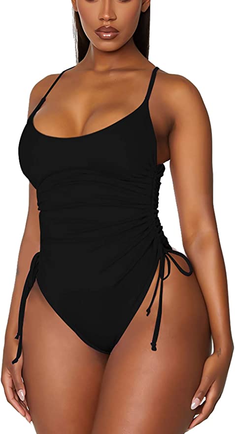 ruched one-piece