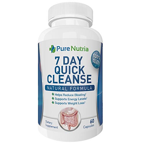 PureNutria Colon 7 Day Cleanse - Supports Healthy Bowel Movements - Colon Cleanse Detox - Constipation Relief Supplement - Non GMO