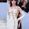 Anne Hathaway Makes a Splash In All White at 2023 Met Gala Following a 5-Year Absence 592