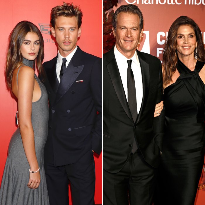 Austin Butler and Kaia Gerber Enjoy Double Date Night With Model's Parents Cindy Crawford and Rande Gerber