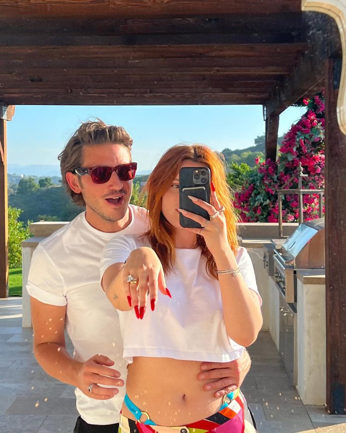 Bella Thorne reveals she's engaged to producer Mark Ames: 'It was love at first sight'
