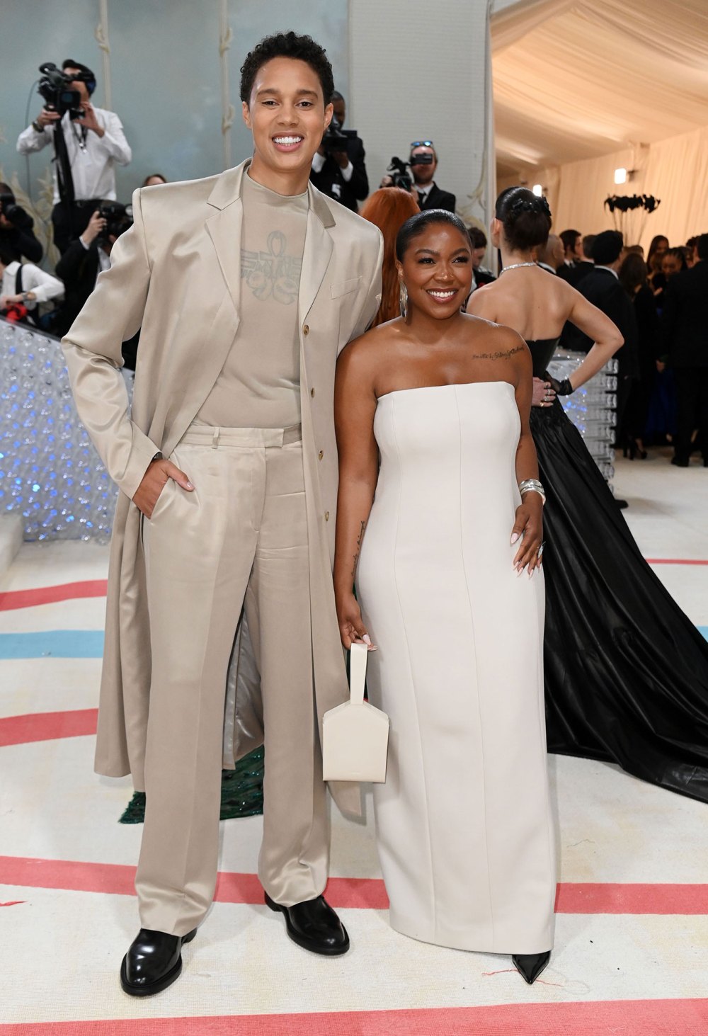 Brittney Griner and Wife Cherelle Griner Shine in Custom Calvin Klein at the Met Gala: Photos