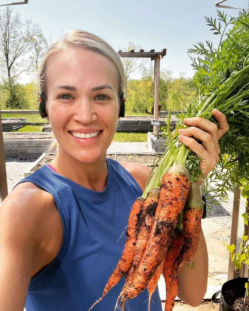 Carrie Underwood Instagram They Have Vegetable Gardens Just Like Us