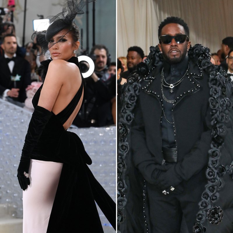 Celeb Exes at 2023 Met Gala Jennifer Lopez and Diddy