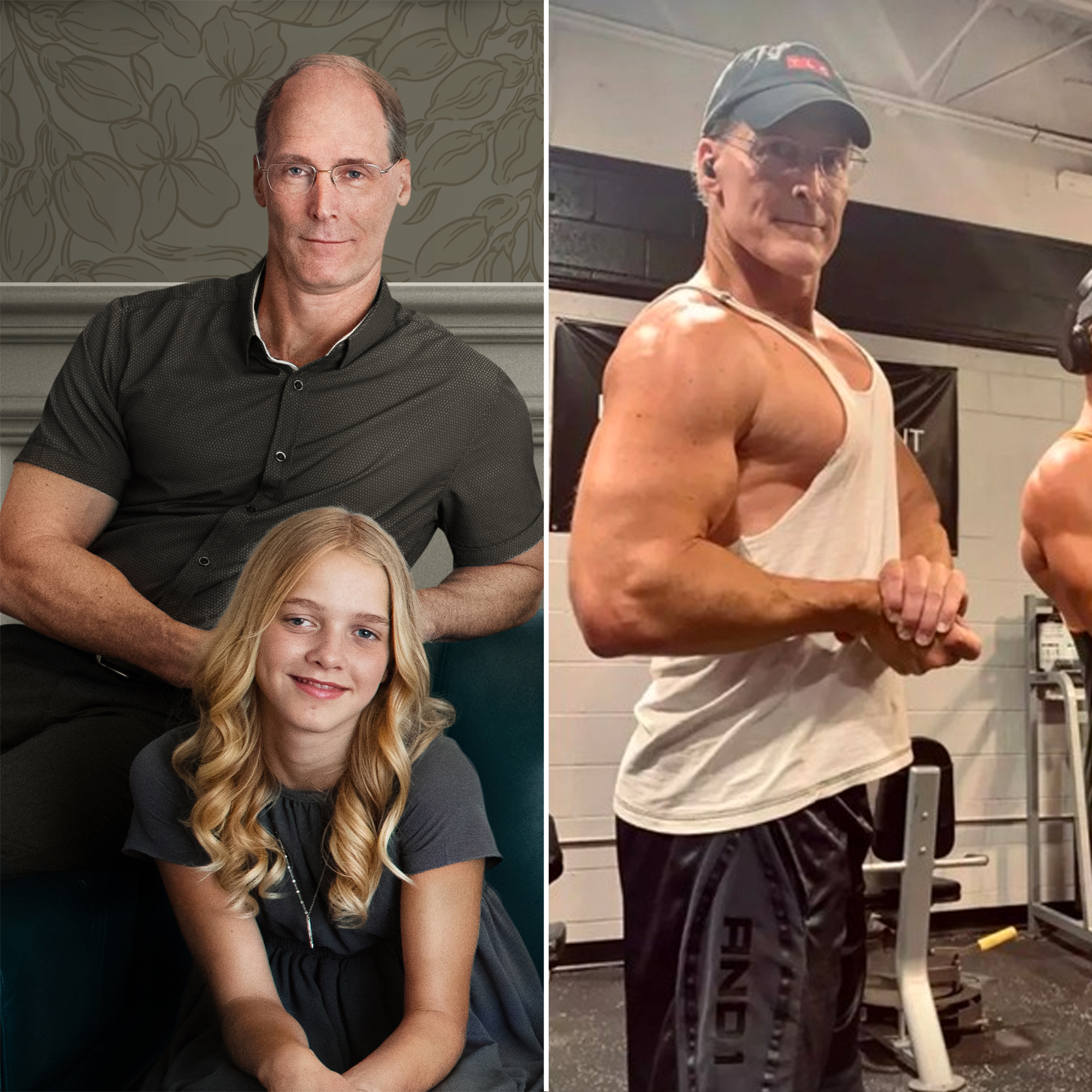 Before and after photos on Instagram show how lifting weights is