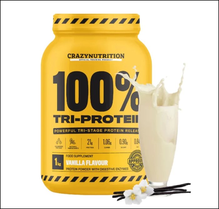 Crazy Nutrition 100% Tri-Protein
