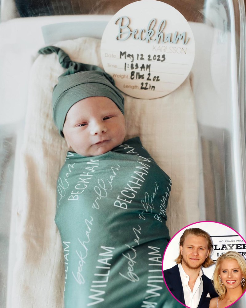 Emily Ferguson and William Karlsson Beckham 2023 Babies