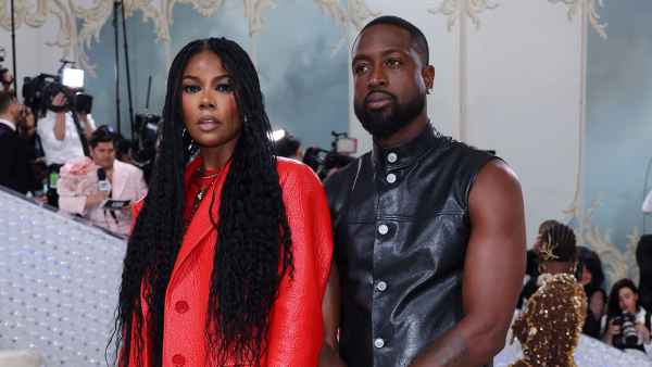 Feature Gabrielle Union Captivates in Crimson at 2023 Met Gala Poses With Husband Dwyane Wade