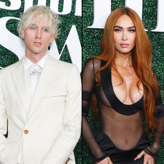 Feature Machine Gun Kelly and Megan Fox Seen Together at SI Swimsuit Cover Launch