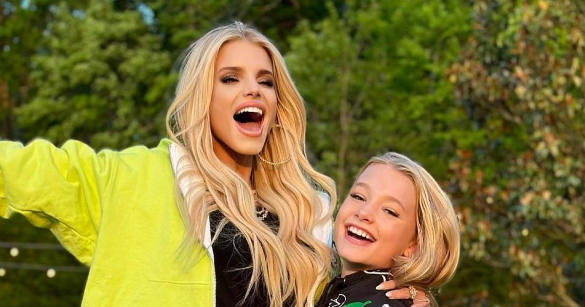 Jessica Simpson's Daughter Maxwell - Dolce & Gabbana Girl Red Coat