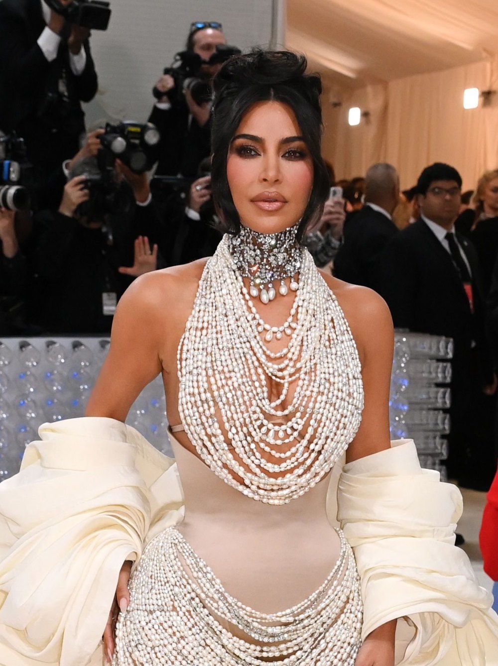 Kim Kardashian Is Fierce and Fearless at 2023 Met Gala 1 Year After Marilyn Monroe Dress Debacle
