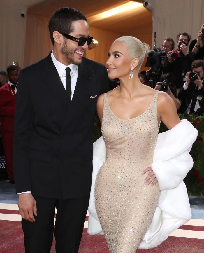 Kim Kardashian and Pete Davidson Are All Smiles During Met Gala 2023 Reunion 02