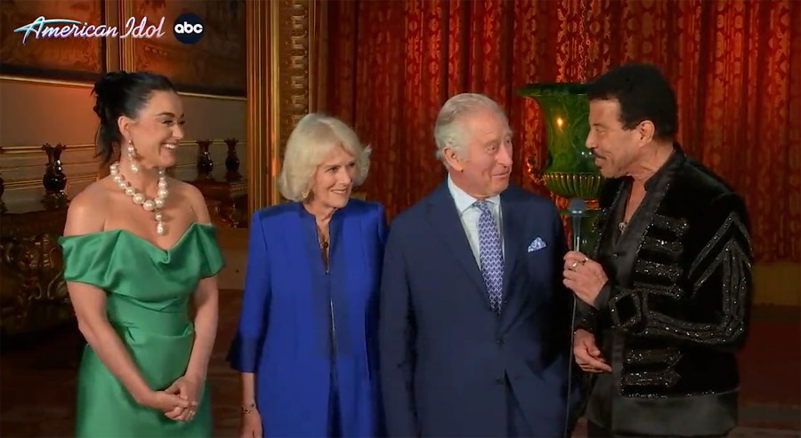 King Charles III and Queen Camilla Visit American Idol With Katy Perry and Lionel Richie on Coronation Weekend