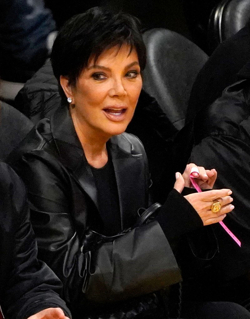 Kris Jenner and Corey Gamble Support Tristan Thompson at Lakers Game 2