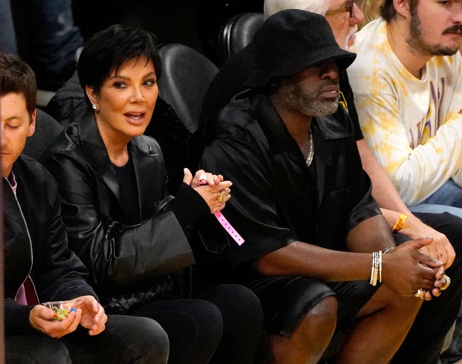 Kris Jenner and Corey Gamble Support Tristan Thompson at Lakers Game 3