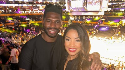 Love Is Blinds Tiffany and Brett Celebrate 1st Wedding Anniversary at Lakers Game