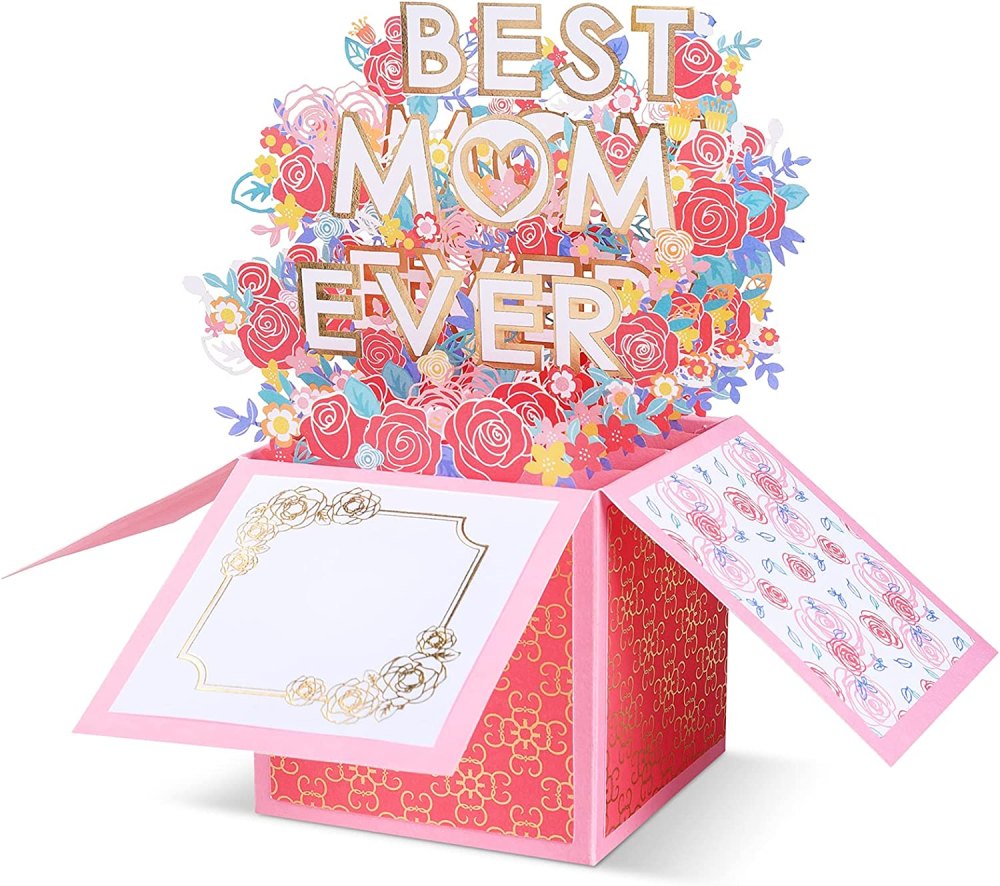 POPGIFTU Mothers Day 3D Pop-Up Greeting Card