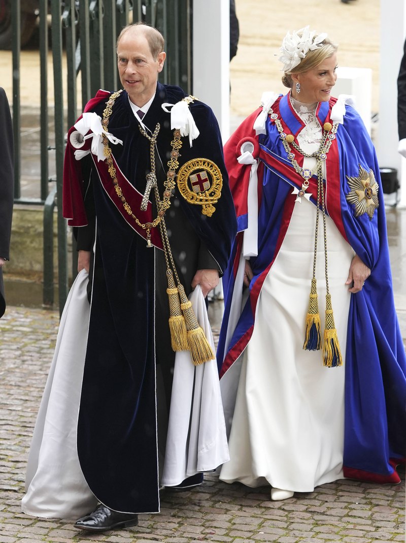 Prince Edward and Sophie Duchess of Edinburgh Coronation