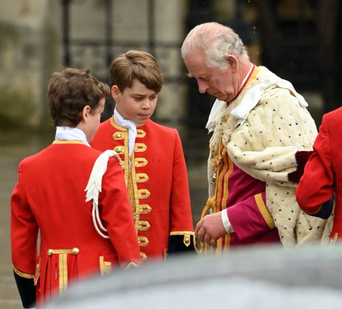 Prince George King Charles Coronation