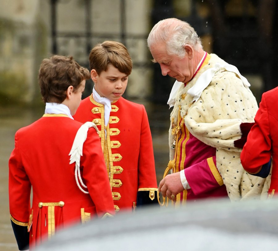 Prince George and King Charles III Coronation