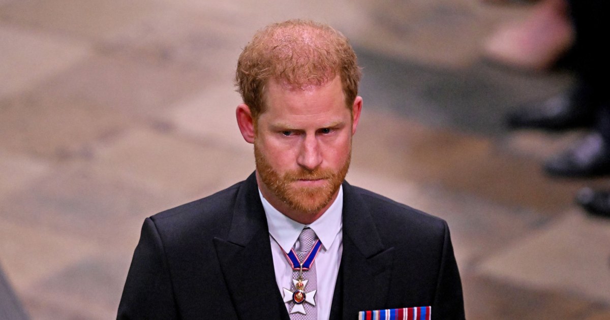 Prince Harry Sits in 3rd Row at Coronation 2