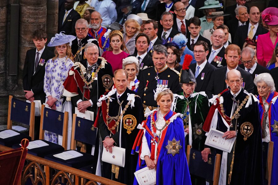 Prince Harry Sits in 3rd Row at Coronation