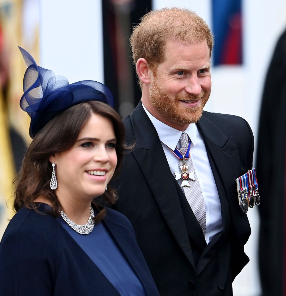 Princess Eugenie Includes Cousin Prince Harry in Coronation Weekend Recap