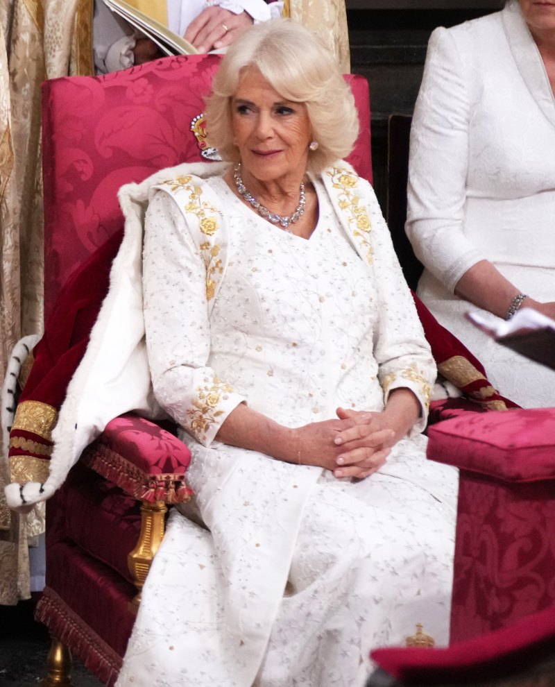 Queen Camilla Coronation Look Feat