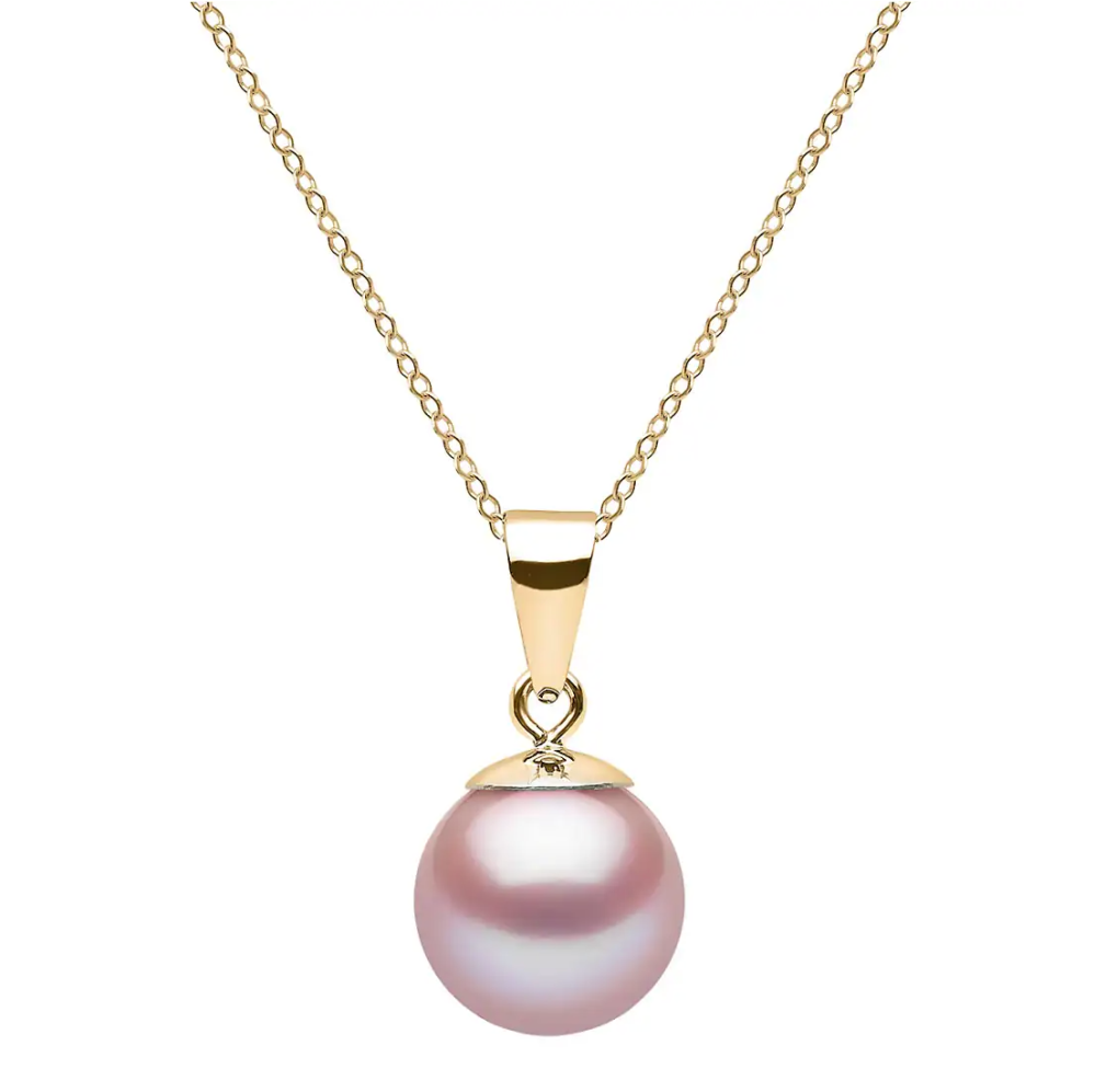 Saks Fifth Avenue Collection 14K Yellow Gold & Pink Freshwater Pearl Pendant Necklace