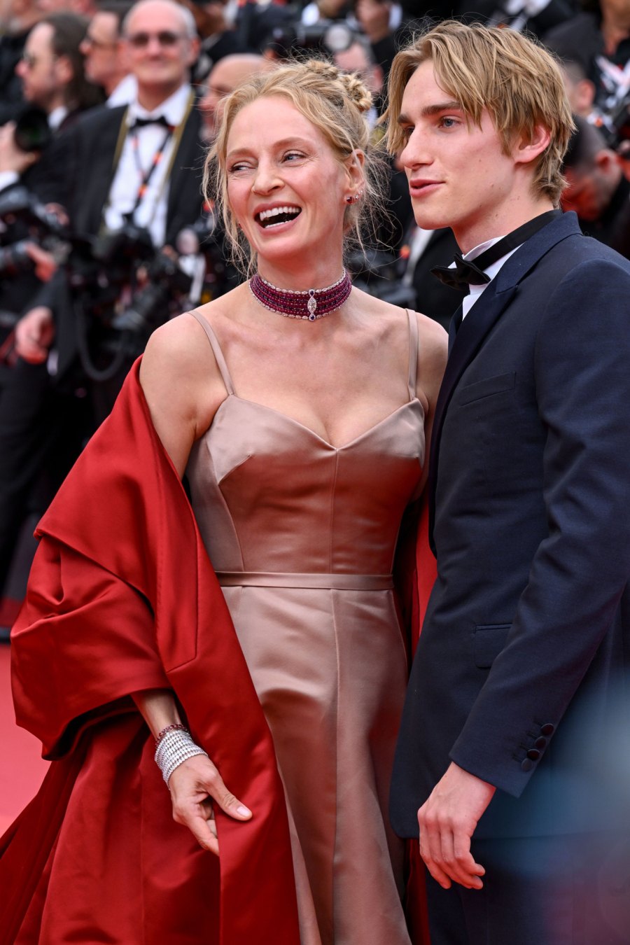 See Uma Thurman and Ethan Hawkes Son All Grown Up