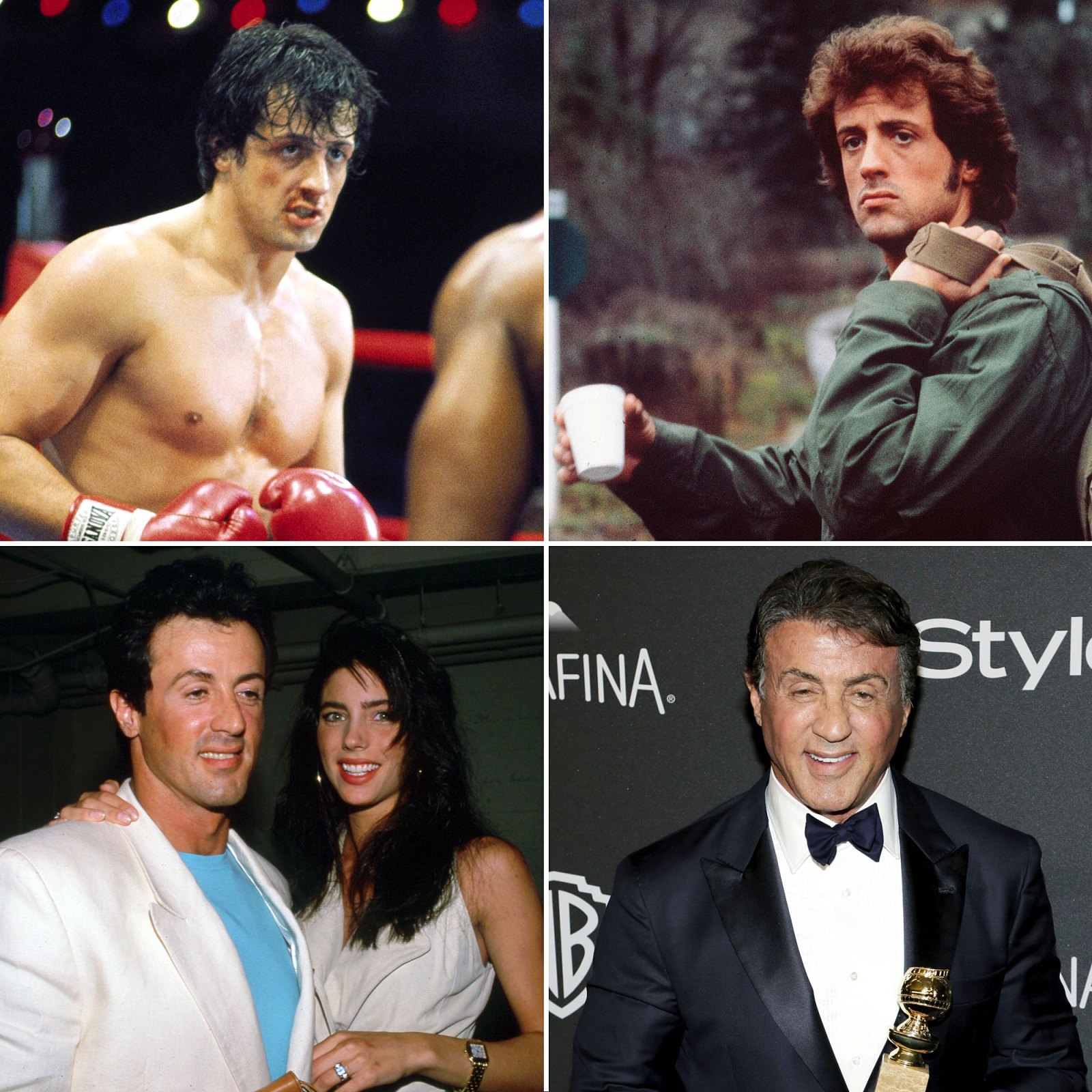 Sylvester Stallone Through the Years