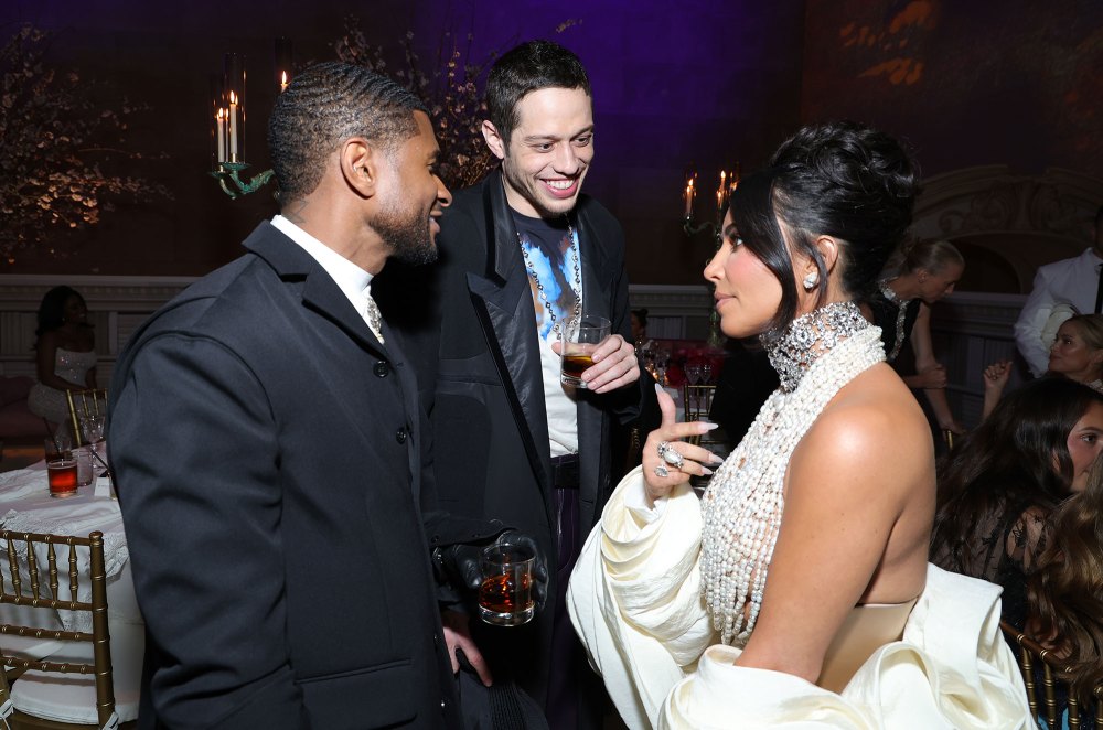 Usher Pete Davidson and Kim Kardashian 2023 Met Gala