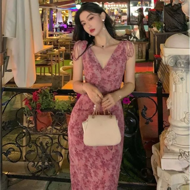 floral midi dress