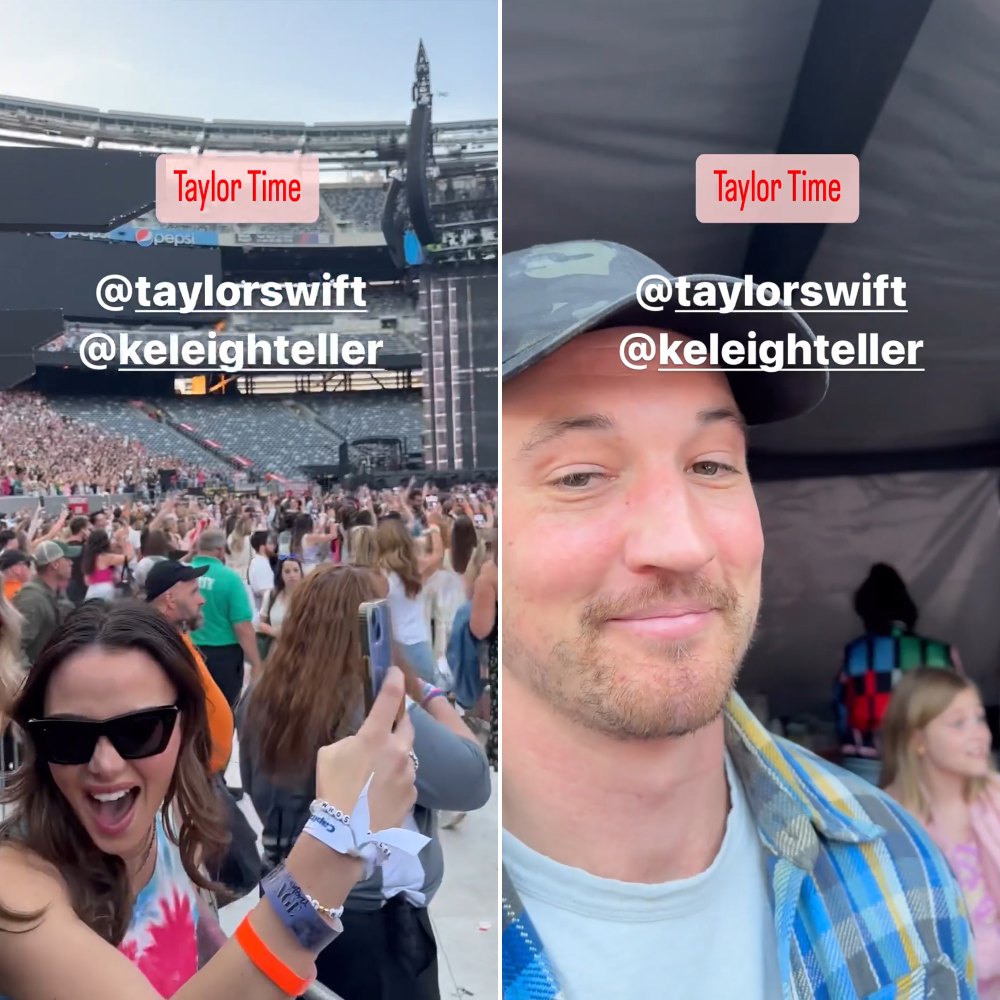 Aaron Rodgers Enjoys Taylor Swift’s ‘Eras Tour’ Concert With Miles Teller and His Wife Keleigh