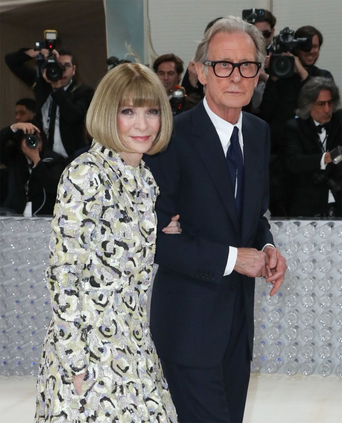 Met Gala 2023 Anna Wintour and Bill Nighy Seemingly Confirm Romance, Make Red Carpet Debut as Couple at the Met Gala Photos