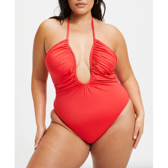 best-bathing-suits-for-large-busts-nordstrom-good-american-leilani-plunge