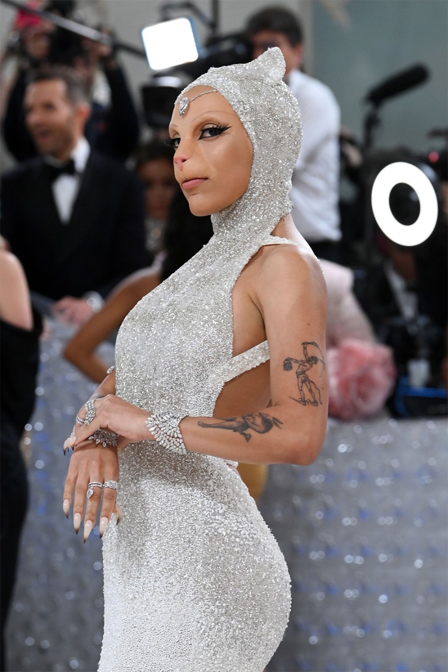 Doja Cat Arrived at the 2023 Met Gala in a Feline Gown Photos