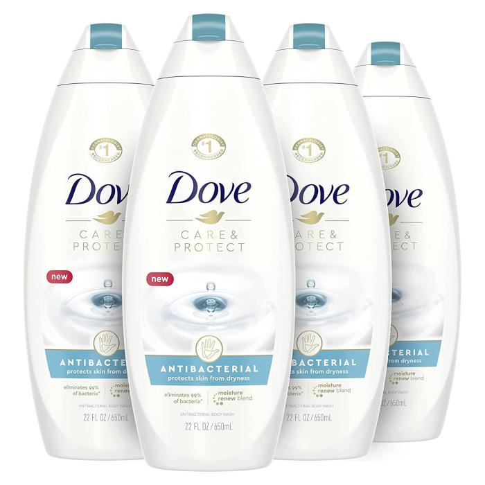 Dove body wash