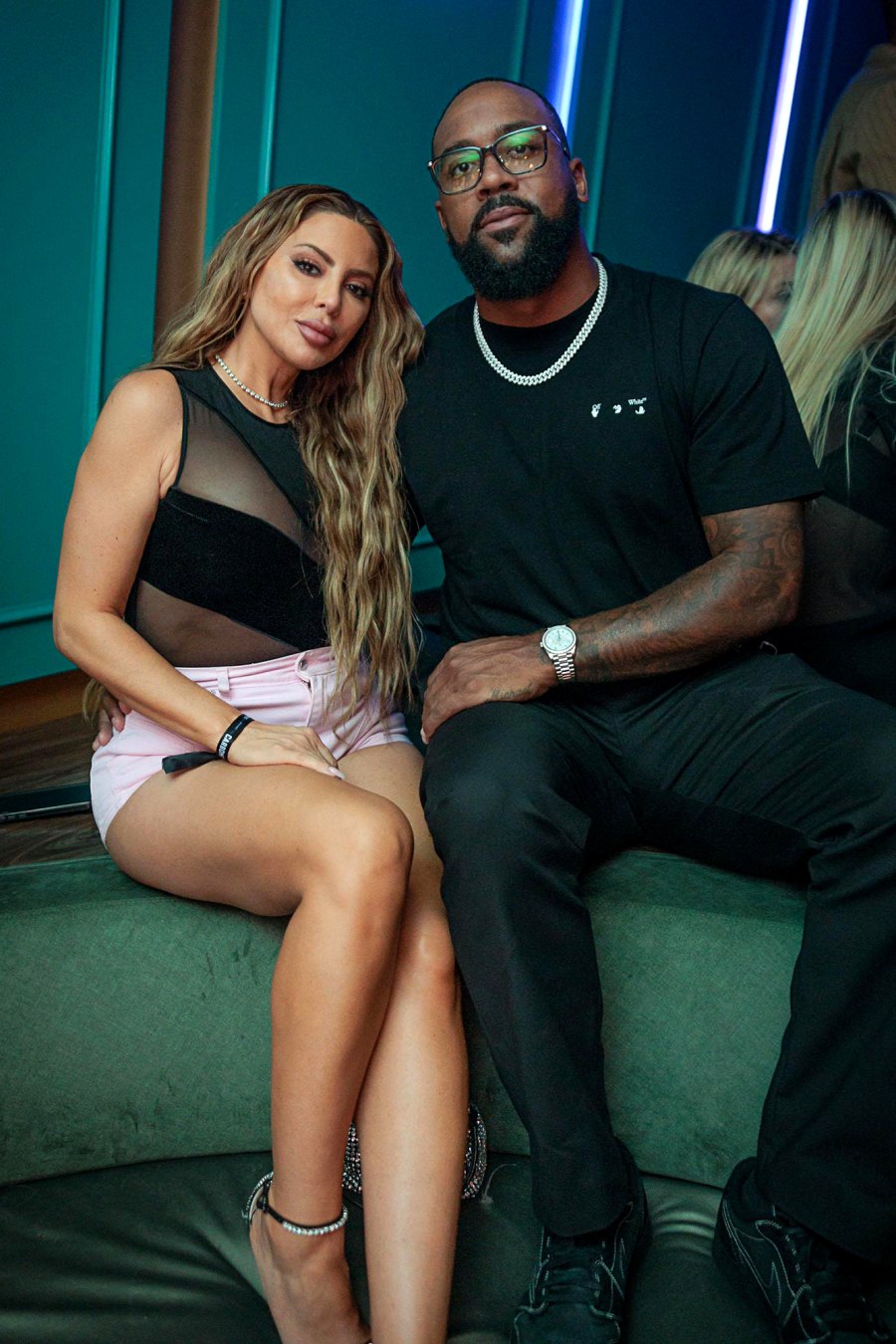 Lucky in Love! Larsa Pippen and BF Marcus Jordan Cuddle at F1 Bash