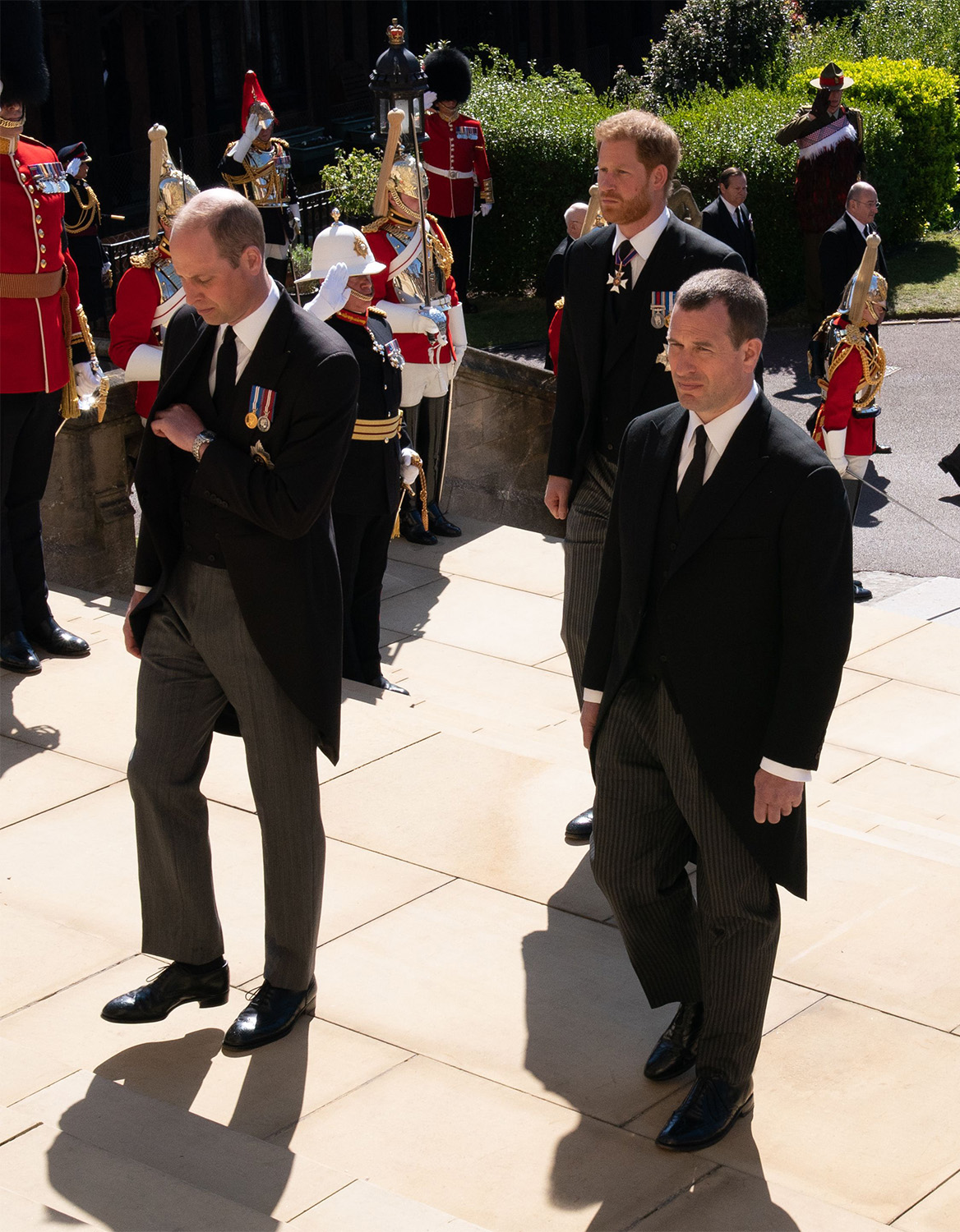 Prince William and Prince Harry's Relationship With Cousins Peter Phillips Zara Tindall Princess Beatrice and Princess Eugenie Through the Years