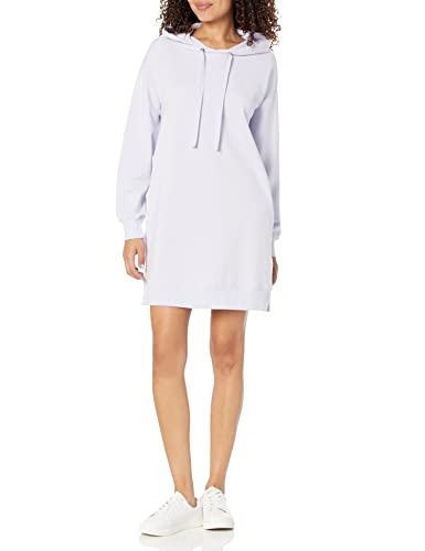 Early Amazon Prime Deals 3 The Drop Women's Iona Long Sleeve Hooded Mini Sweatshirt Dress, Dusty Purple, XS